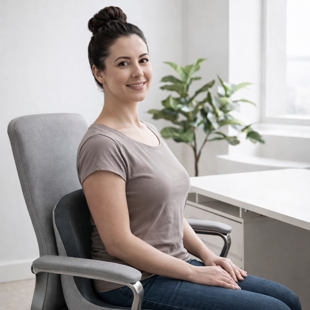 Move Well Orthopedic Seat Cushion- For Long Hours Of Sitting