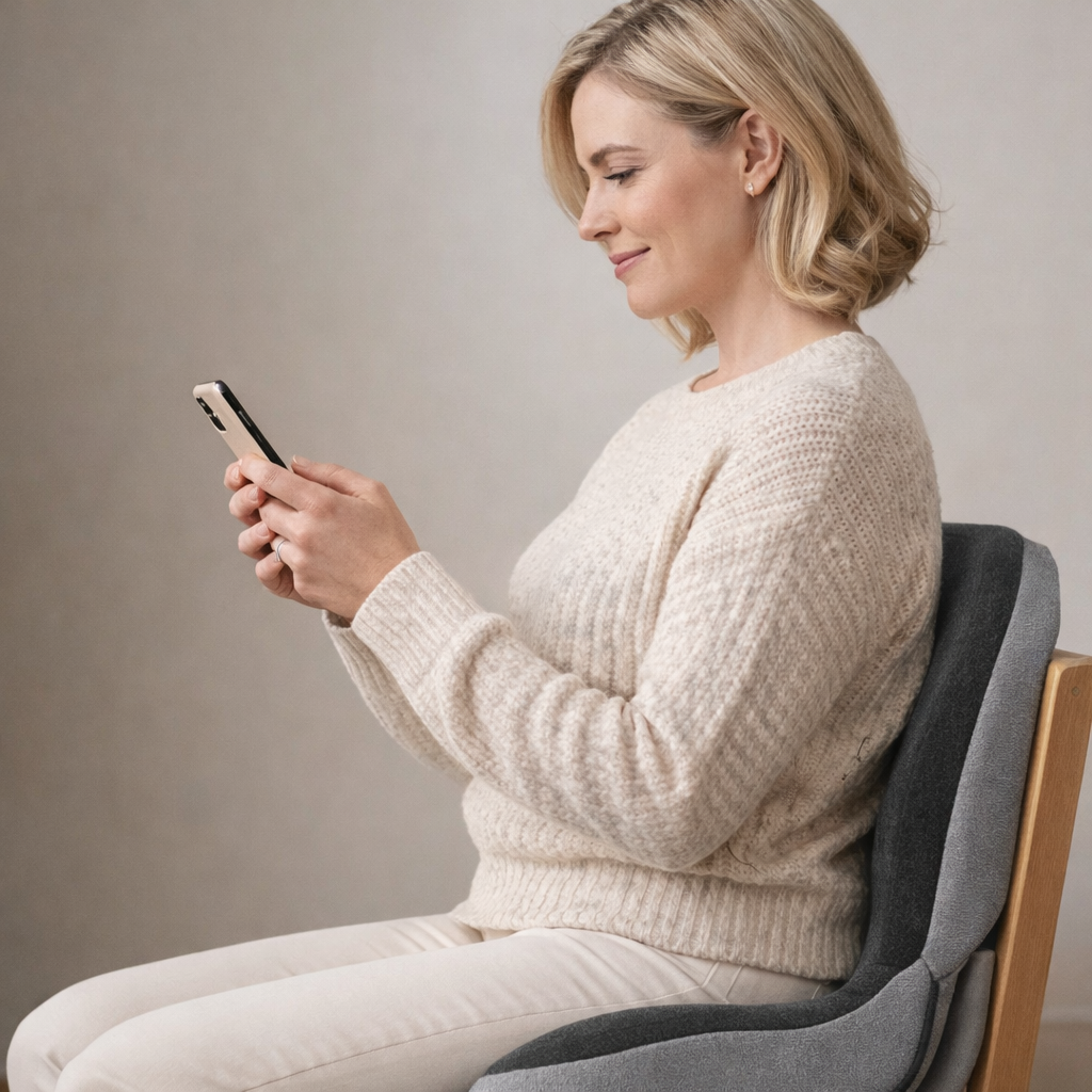 Move Well Orthopedic Seat Cushion- For Long Hours Of Sitting